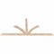 Ekena Millwork Richland Smooth Timber Gable Bracket, Douglas Fir, 84"W x 38"H x 1 1/2"D x 3 1/2"F, 11/12 Pitch GBW084X38X0204RIC00SDF - alternate 2